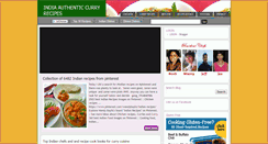 Desktop Screenshot of indiacurryrecipes.com